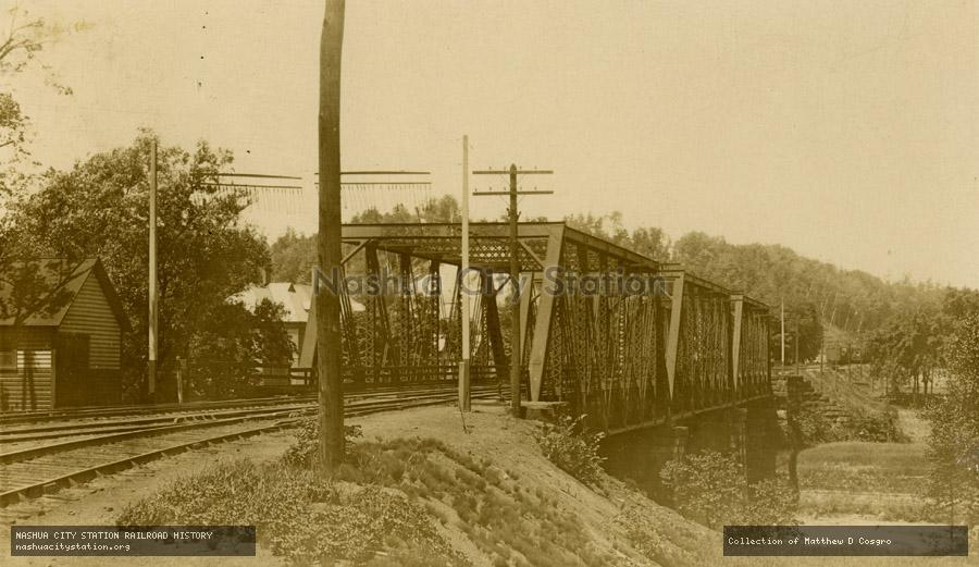 Postcard: Boston & Maine Railway Bridge, White River Junction, Vermont